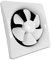 8/12 Ventilation Extractor Fan Wall Ceiling Mounted Exhaust Fan Ventilator with Back Draught Shutter for Bathroom Bedroom Kitchen (12inch/325cmm)
