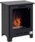 HOMCOM Freestanding Ethanol Fireplace, Bioethanol Fire with 0.9L Tank, 3 Hours Burning Time for Indoor, Black