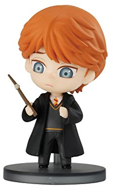 Chibi Masters Bandai Ron Weasley Figur, 8 cm beschädigter Zauberstab, Harry-Potter-Sammelgeschenk