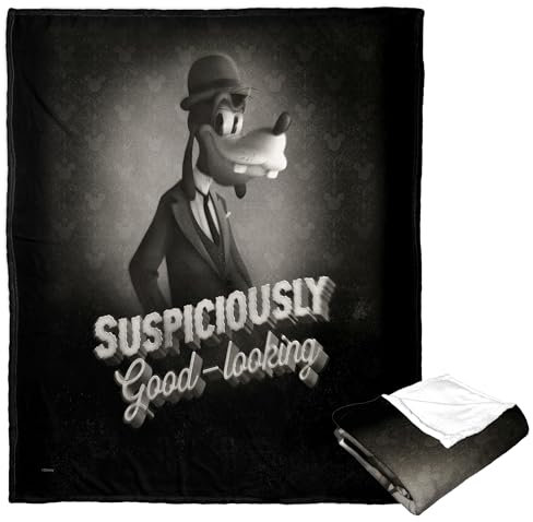 Northwest Mickey Mouse Silk Touch Überwurfdecke, 127 x 152,4 cm, verdächtig gut aussehend