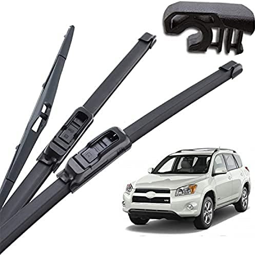 Scheibenwischer Scheibenwischerblätter für Toyota RAV4 XA30 Vorne Hinten Fenster 2012 2011 2010 2009 2008 2007 2006 2005
