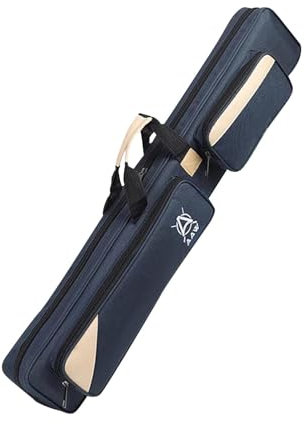 F Fityle Custodia per Stecche da Biliardo per Stecche da Biliardo Custodie per Stecche snodate da 1/2 Borsa da Trasporto Resistente all'Usura Custodie per, Blu