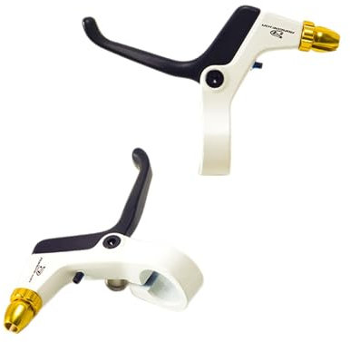 Kinder-Bremshebel, Bremsgriff, Kinder-Bremshebel, Kinder-Fahrrad-Bremshebel-Set, Weißes Gold