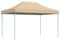 Tente de réception pliable escamotable beige 440x292x315 cm