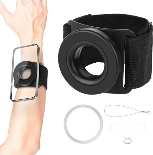 Laufende Handyhalterung für iPhone, magnetischer Handgelenk-Handyhalter, Armband-Handyhalter, magnetischer Handyhalter, kompatibel mit iPhone 15, 14, 13, 12 Pro Max Plus Mini