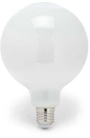 Velamp Opal Filament LED-Lampe, Globe G125, 22W/3650lm, E27-Sockel, 3000K, White
