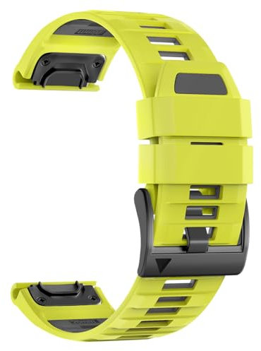 U-LIMVE Armband für Garmin Fenix 8 51mm/Fenix 7X/Fenix 7X Pro/Fenix 6X/Fenix 6X Pro/Fenix 5X/Fenix 3, Silikon QuickFit 26mm Armband