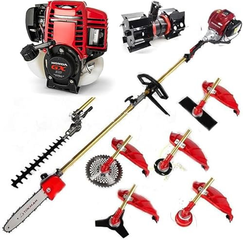 ERSINIAN Decespugliatore Gx35 7 in 1 Tosaerba tagliaerba tagliasiepi Motosega tagliaerba Giardino Mini motozappa coltivatore