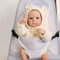 Zero pam 18 Zoll Reborn Baby Mädchen Ganzkörper Weiches Vinyl Silikon Puppe 45 cm Vollsilikon Lebensechte Newborn Babypuppe Weichkörper Wasserdicht Babys Toddler Vinyl Puppe