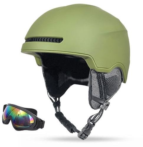 2025 Neu Vielseitiger Ski und Snowboardhelm fürs Gelände(AA Light Green,M(55-58CM))