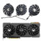 ASUS TUF Gaming RTX 4070 Ti 4060 Ti OC Series Replacement Fan for ASUS Graphics Cards, Air Cooling, 90mm, 12V, 7-Pin Graphics Card Cooler, VGA Card Replacement GPU Fan