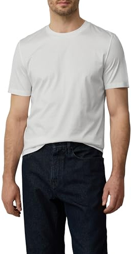 s.Oliver T-Shirt aus merzerisierter Baumwolle mit Logo-Detail