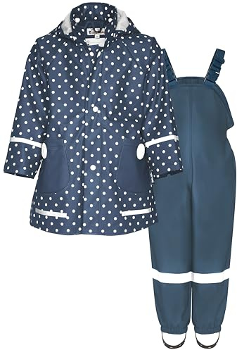 Playshoes Unisex Kinder Regen-set Regenlatzhose Regenanzug (2er Pack)