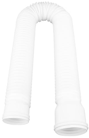 Regenrinne Downpout -Ausdehnung, Verdickung von PE -Material, Glatte Wasserstrom, Ablauf des Ausgasablaufs, Einziehbares Design, Verhindern von Spritzblockieren (WHITE)