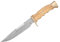 LO TRINCO YO Muela Cuchillo RANGER-14.OL hoja de acero MoVa de 14 cm y empuñadura madera de olivo para Caza, Pesca, Supervivencia y Bushcraft
