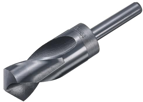 QUARKZMAN Bohrer, HSS Spiralbohrer 135° Reduzierte Schaft Metallbohrer 33mm | Nitrierung Schwarz für Hartmetall Stahl Aluminiumlegierung Holz Kunststoff