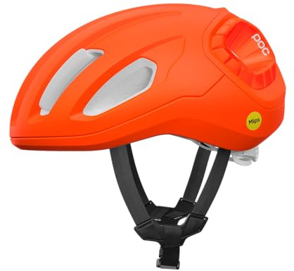 POC Amidal – Aerodynamischer Rennrad Helm mit MIPS Air Node, verstärkten Heckzonen, 360° Fit System und integrierter Knog-Licht-Kompatibilität für maximale Sicherheit und Sichtbarkeit