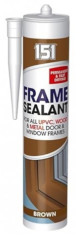 310ml Frame Sealant Brown – Flexible Weatherproof Seal for Windows, Doors & Frames