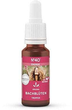 Lemon Pharma Bio Bachblüten Tropfen N°40 Energie – Original Bachblüten für mehr Antrieb, Motivation und innere Stärke – vegan, 20 ml