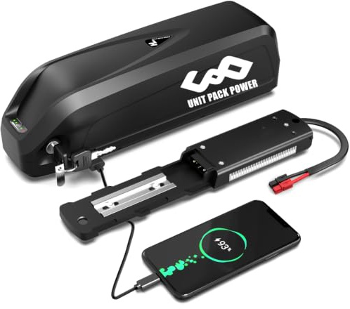 Batteria per bici elettrica 48V 13Ah da montare sul telaio - Hailong Batteria agli ioni di litio per kit di conversione per bici elettriche da 250 W e 500 W 750W 1000W