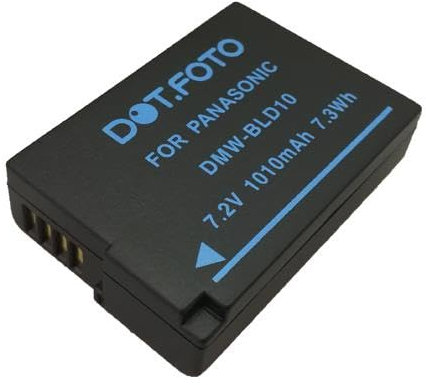 Dot.Foto DMW-BLD10, DMW-BLD10E Premium 7.2v / 1010mAh Rechargeable Battery for Panasonic Lumix DMC-G3, DMC-GF2, DMC-GX1