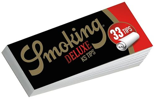 Smoking Deluxe Filter Tips 33er breite Filtertips perforiert 20 Heftchen/Booklets