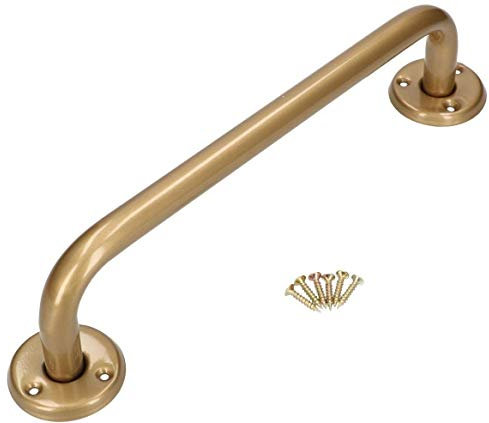 KOTARBAU® Wannengriff 200 mm Gold Halter Badewannengriff Duschgriff Wandgriff Wandhalter Wandmontage Haltegriff für Senioren Badezimmer Badehilfe