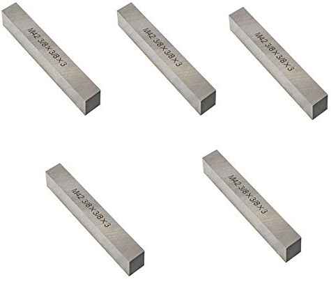New 5 Pcs 3/8 x 3/8 x 3 HSS Square Tool Bit Lathe Fly Cutter Mill Blank M2