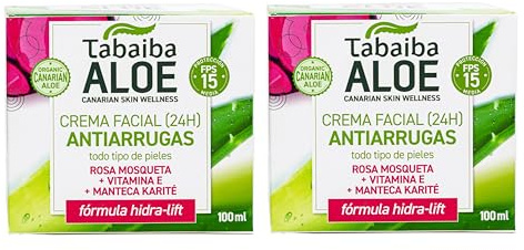 Aging creme gesicht regeneriende 24h 100 ml Tabaibaloe x 2 Einheiten