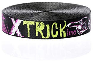 SPIDER SLACKLINE TWSB3 - Trickline Module Trick line Roll - Slackline für Freestyle Sprünge und Tricks - Nur Band Lange 30 m
