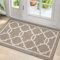 DEXI Door Mat 80 x 120 cm, Doormat Indoor Dirt Trapper Non-slip, Machine Washable Entrance Rug, Super Absorbent Inside Floor Doormats, Brown