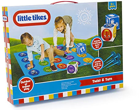 Little Tikes Giant Twist & Turn Mat Outdoor & Indoor Fun Kids Unisex Activity Game 5+