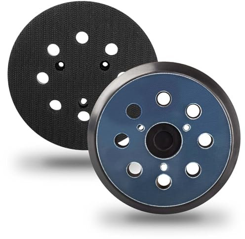 5 Inch 8 Hole Orbital Sander Hook & Loop Backing Pad For DeWalt, Makita, Porter Cable and Hitachi Rando