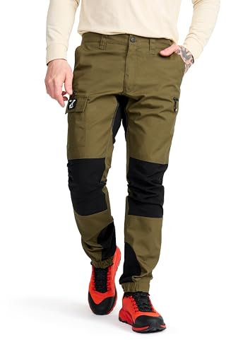 RevolutionRace Herren Nordwand Pants, Hose zum Wandern und für viele Outdoor-Aktivitäten, Dark Olive, M