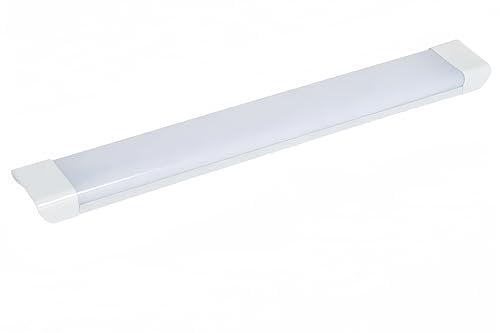 LEDUNI ® Lampara Luminaria 120cm 90W 7600LM Pantalla led para Supermercado, Taller, Hogar y Hospital (Luz Fria 6000K)