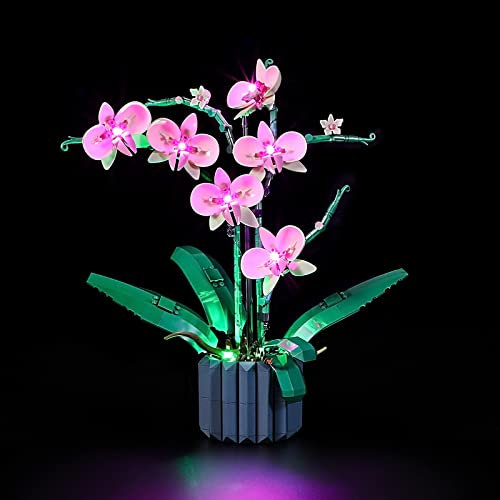 GEAMENT Set di Luci LED Compatibile Con LEGO Orchidea (Orchid) – Kit Di Illuminazione per Creator 10311 Modello da Costruire (Modello di mattoncini non incluso)