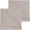 Damast-Serviette Riga grau, 50 x 50 cm, 2er-Set