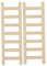 YARNOW Realistic Mini Ladders for House Decor Wooden Miniature Ladders Bonsai Landscape Craft Collection Boys and Girls Play