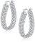 Silber 925 Creolen Ohrringe fr Damen - Hohle Kette Ovale Tropfen U-Frmiger Kette Hypoallergen Sterling Silber 925 Ohrringe fr Damen Mdchen Geschenke