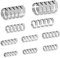 VORXEON 200PCS Profi Schlauchschellen Rohrschellen Auspuffschelle 10 Größen 5.8-21.0mm aus 304 Edelstahl für Auto Motorrad Boot Aquarium Rasenmäher