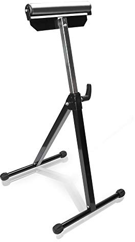 Ikodm Rollenbock,Höhenverstellbar Rollbock 68-108cm,klappbar Rollenständer,Unterstellbock,Klappbock mit Antirutschfüßen,Stützbock bis 60 kg