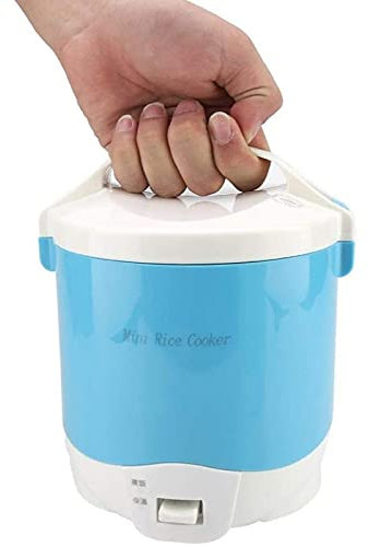 Multi Olla Eléctrica Multivapor 1,6 L con Espátula Olla Extraíble y Vaso Medidor Coche 24 V 180 W Azul