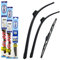 alca Wiper Blades Flat Hook Fits Nissan Qashqai 2014-2020 Full Set Front And Rear Wipers AH 261612ARC