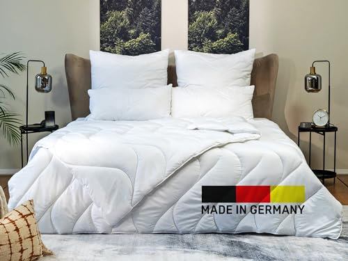 BEFA CARE 4-Jahreszeiten Bettdecke 155x220 cm (2 Stück) | 2-in-1 Steppdecke aus Mikrofaser | Füllgewicht 820g | Oeko-Tex Klasse 1 | Made in Germany