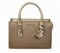 Michael Kors Sheila Umhängetasche aus Saffiano-Leder, klein, Hellgoldfarben