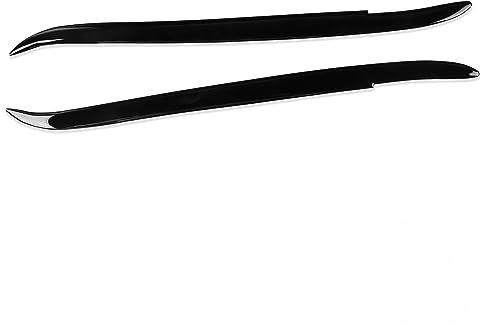 ZEMNLO for BMW 5 Series E39 1995–2003, glänzend schwarz, Auto-Frontscheinwerfer, Augenbrauen, Augenlid, Deckel, Aufkleber, Abdeckung, Verkleidung, Body-Kits, Tuning Scheinwerferblenden