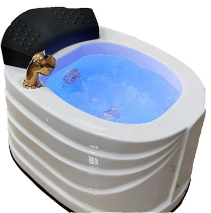 Bassin de Pied en Acrylique pour Salon de manucure Portable,Bol de Chaise de pédicure et Baignoire de Spa de pédicure évier de pédicure Bain de Pieds Chaise de Pied hydromassage