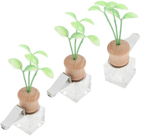 FUNOMOCYA Auto Luft Flasche Vent Clip Diffusor 6ml Leere Parfüm Flaschen Für Auto Decor