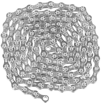 Fahrradkette 6/7/8/9/10-fach 116 Glieder, Spezialstahl Bike Chain, Fahrrad Kette 1/2 x 3/32 Inch, Mountainbike-Kette für Straßen- und Bergrennen, Kompatibel mit SRAM Shimano Campagnolo (9-fach)