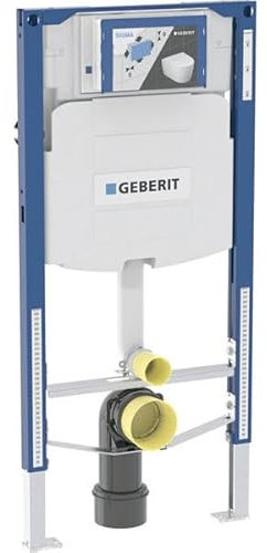 Geberit Bambini Duofix Element, für Kinder- und Kleinkinder-Stand-WC, 97 cm, mit Sigma UP-Spülkasten 12 cm, 111.922.00.5